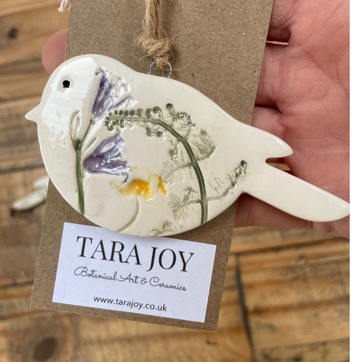Ceramic Hanging Bird Decorations