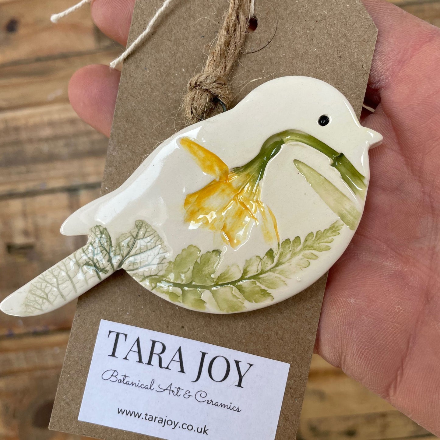 Ceramic Hanging Bird Decorations