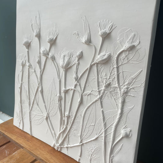 Entwined - Botanical Cast - Pure White