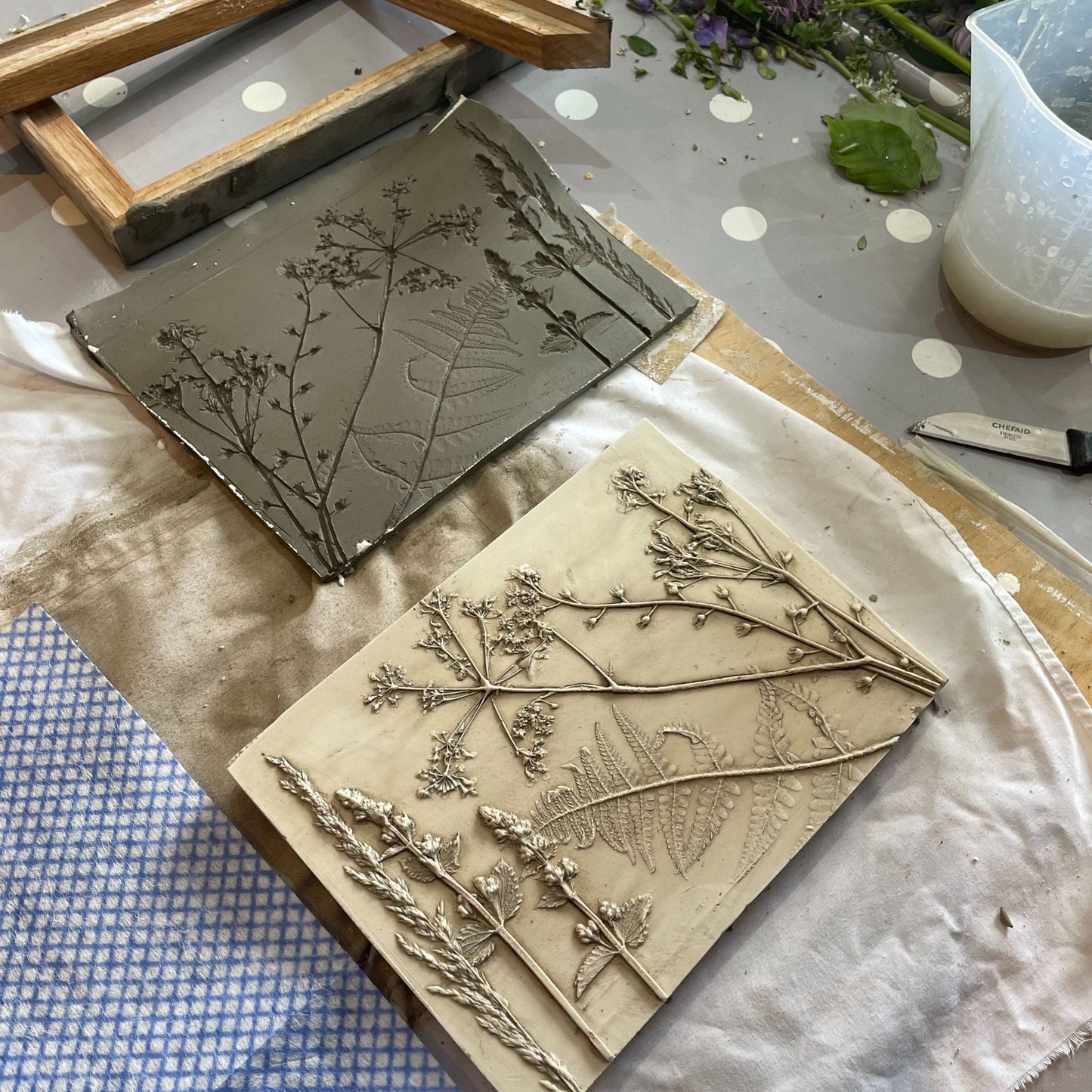 Botanical Bas Relief Plaques - Holden Clough Nurseries -  Friday 3rd April 2026 10.30-3.30pm