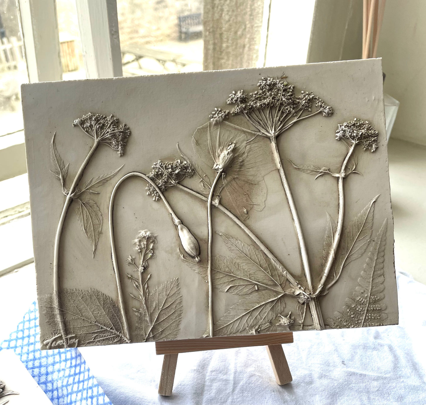 Botanical Bas Relief Plaques - Holden Clough Nurseries -  Friday 3rd April 2026 10.30-3.30pm