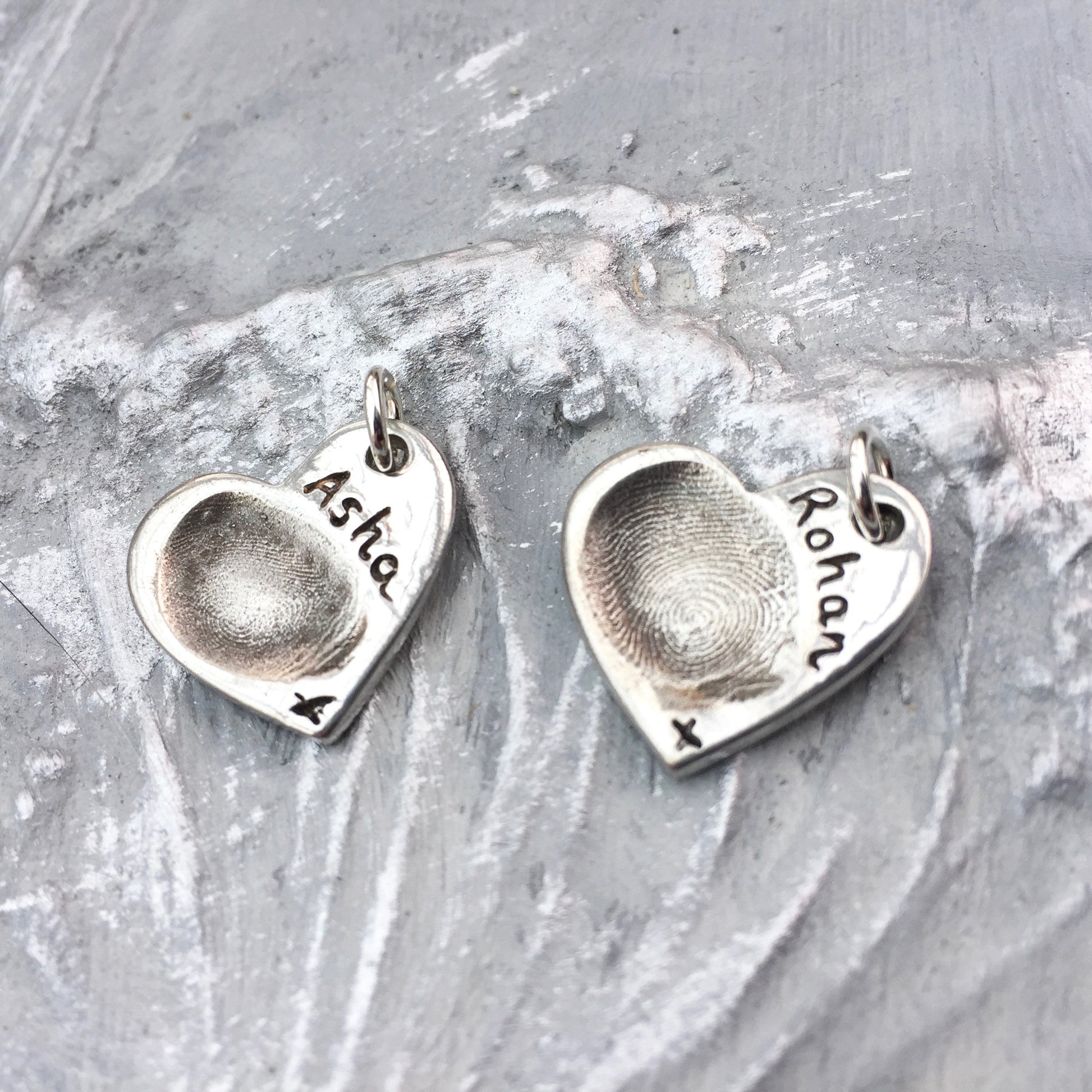 Heart Fingerprint Charm - Joy Impressions