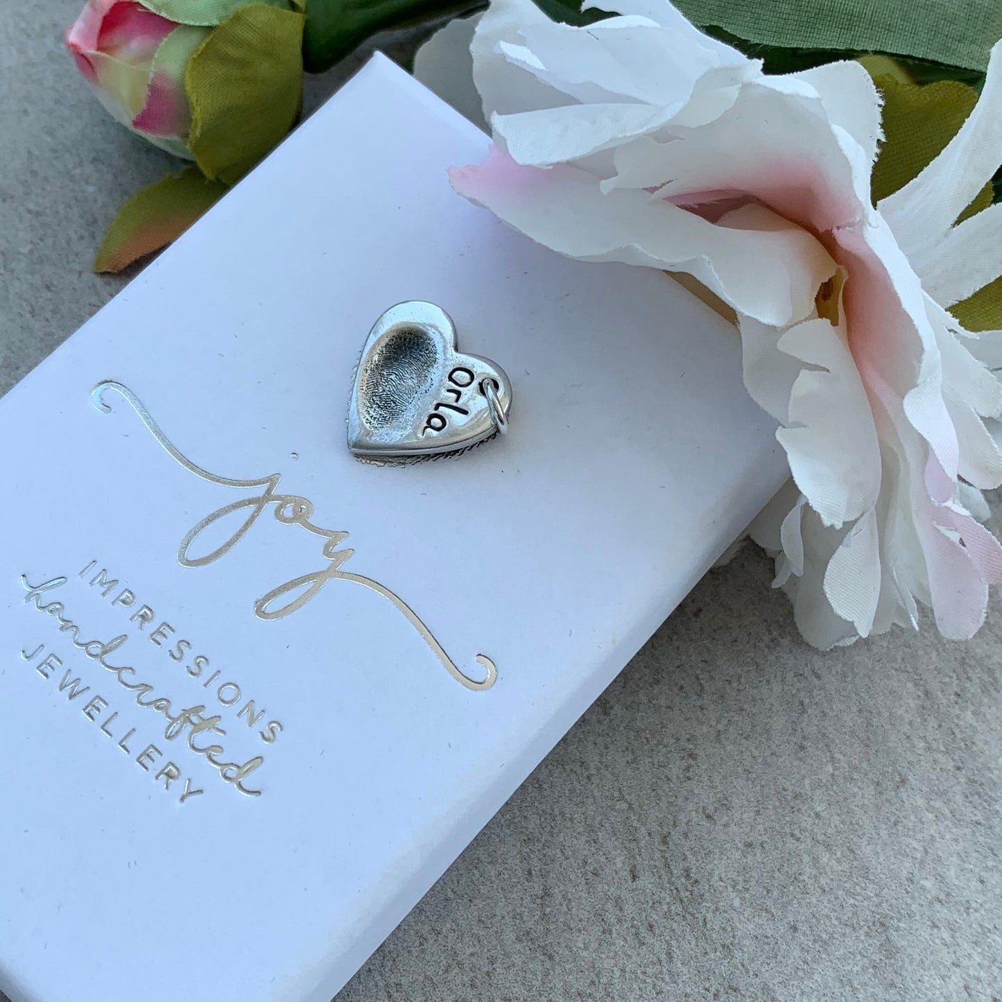 Fingerprint charms by joy impressions