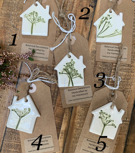 Mini Botanical Hanging House Decorations