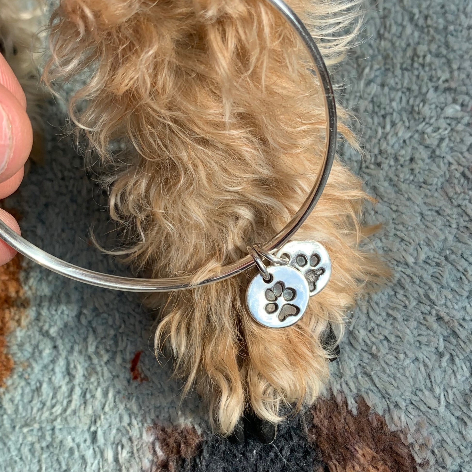 Pawprint bangle by joy impressions