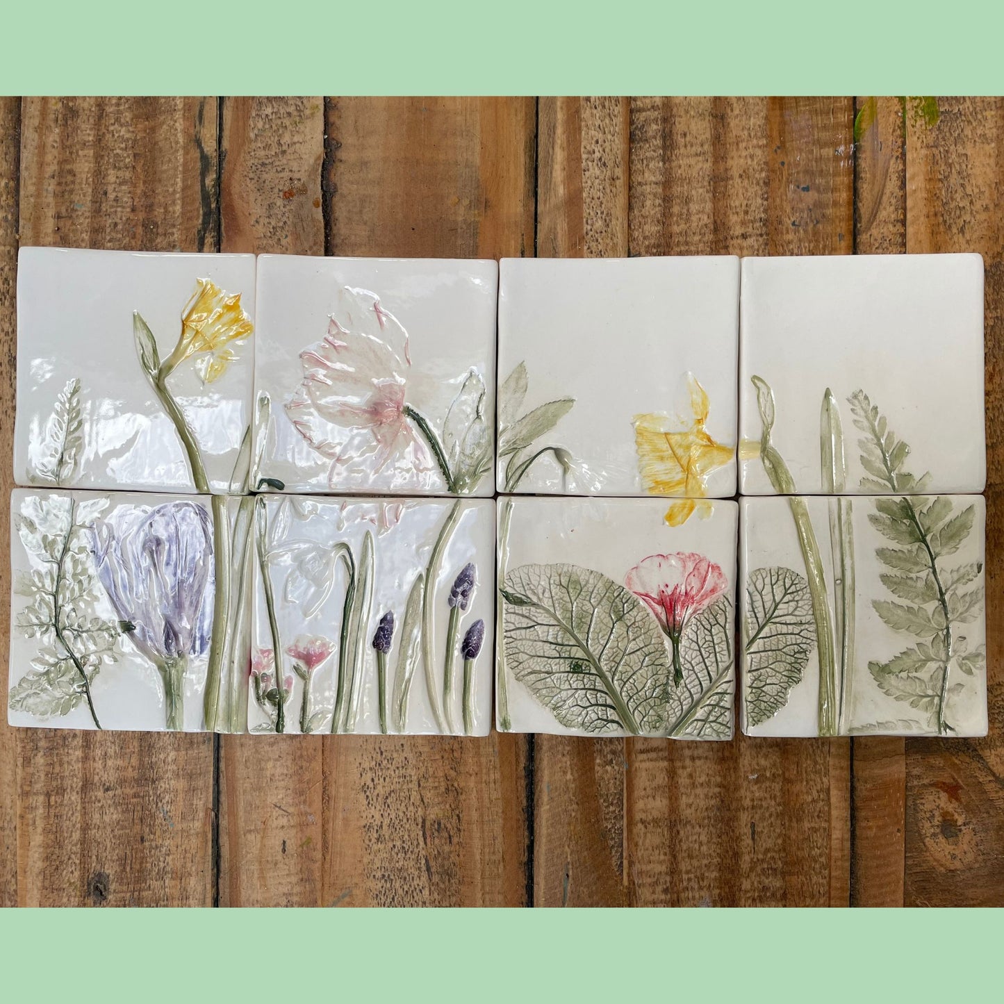 Spring Flow Ceramic Tile Panel - 8