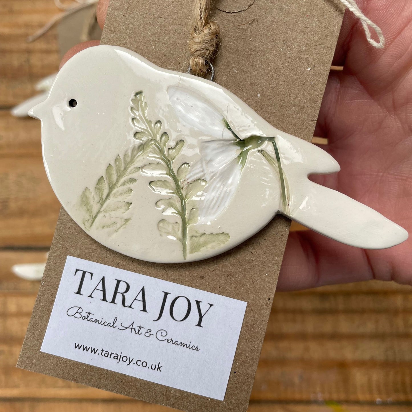 Spring Ceramic Hanging Bird Decorations