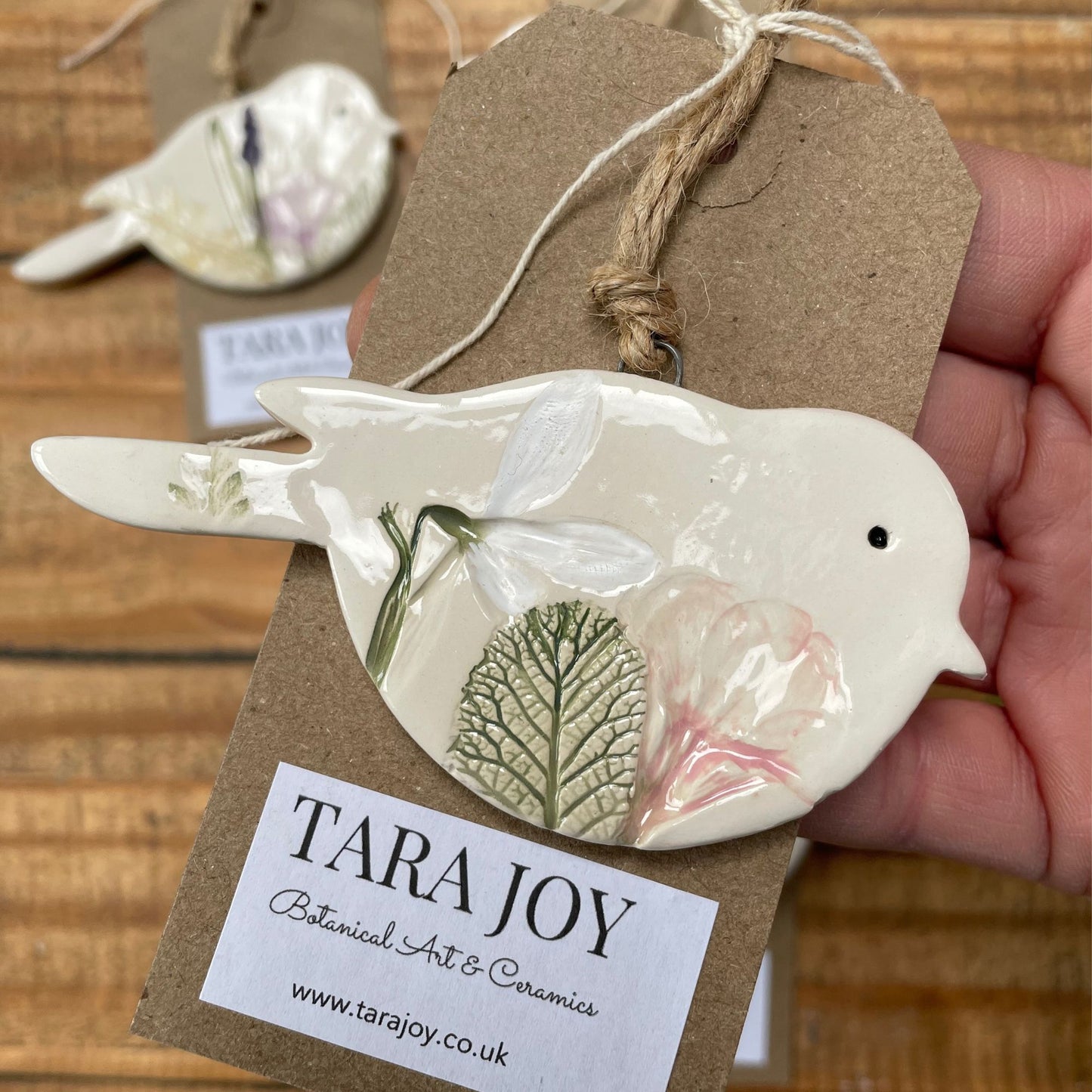 Spring Ceramic Hanging Bird Decorations