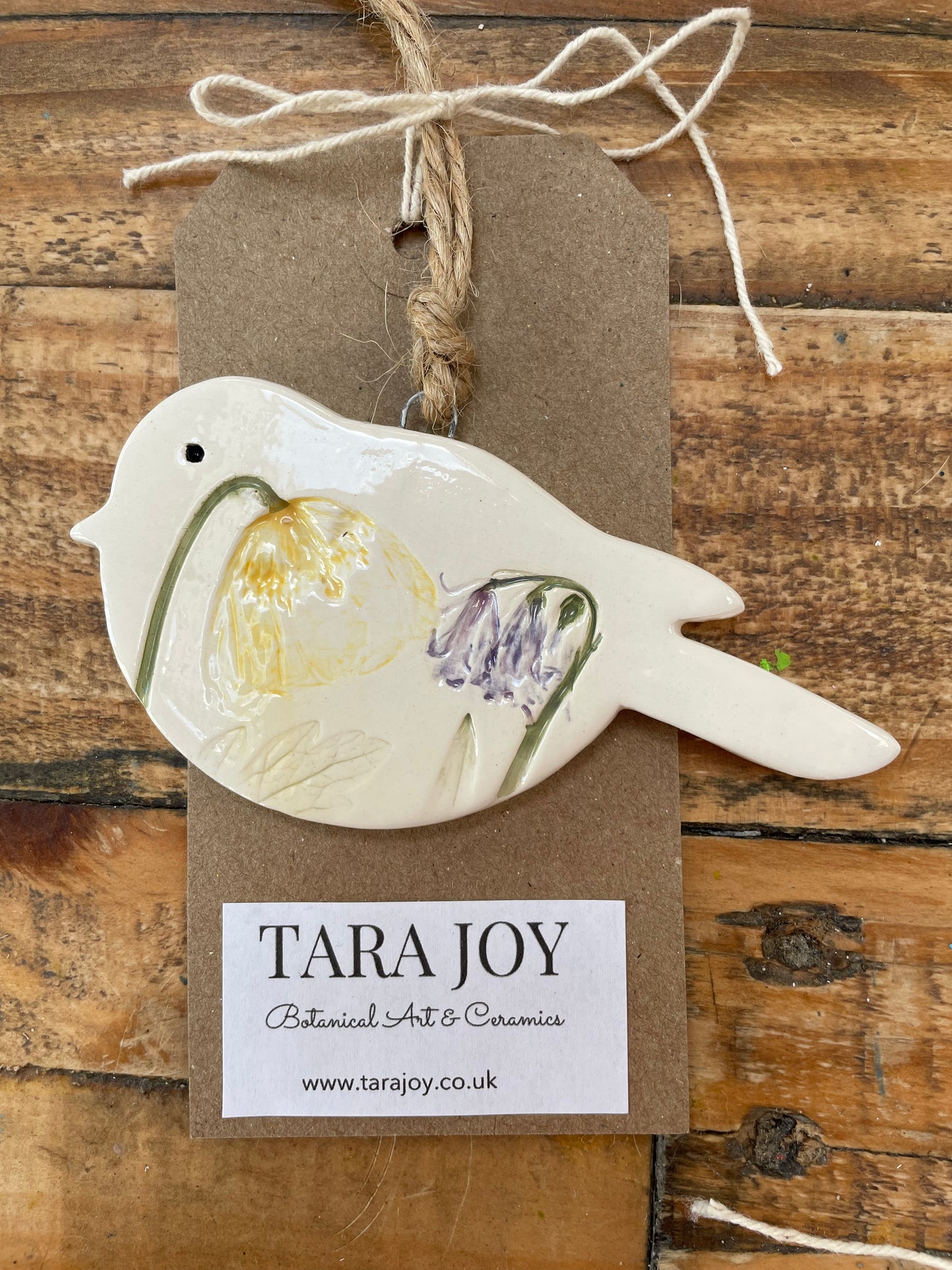 Ceramic Hanging Bird Decorations