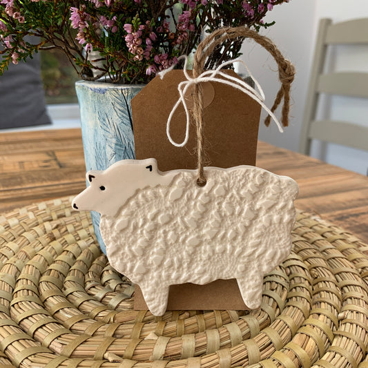 Ceramic Sheep Hanging Decoration