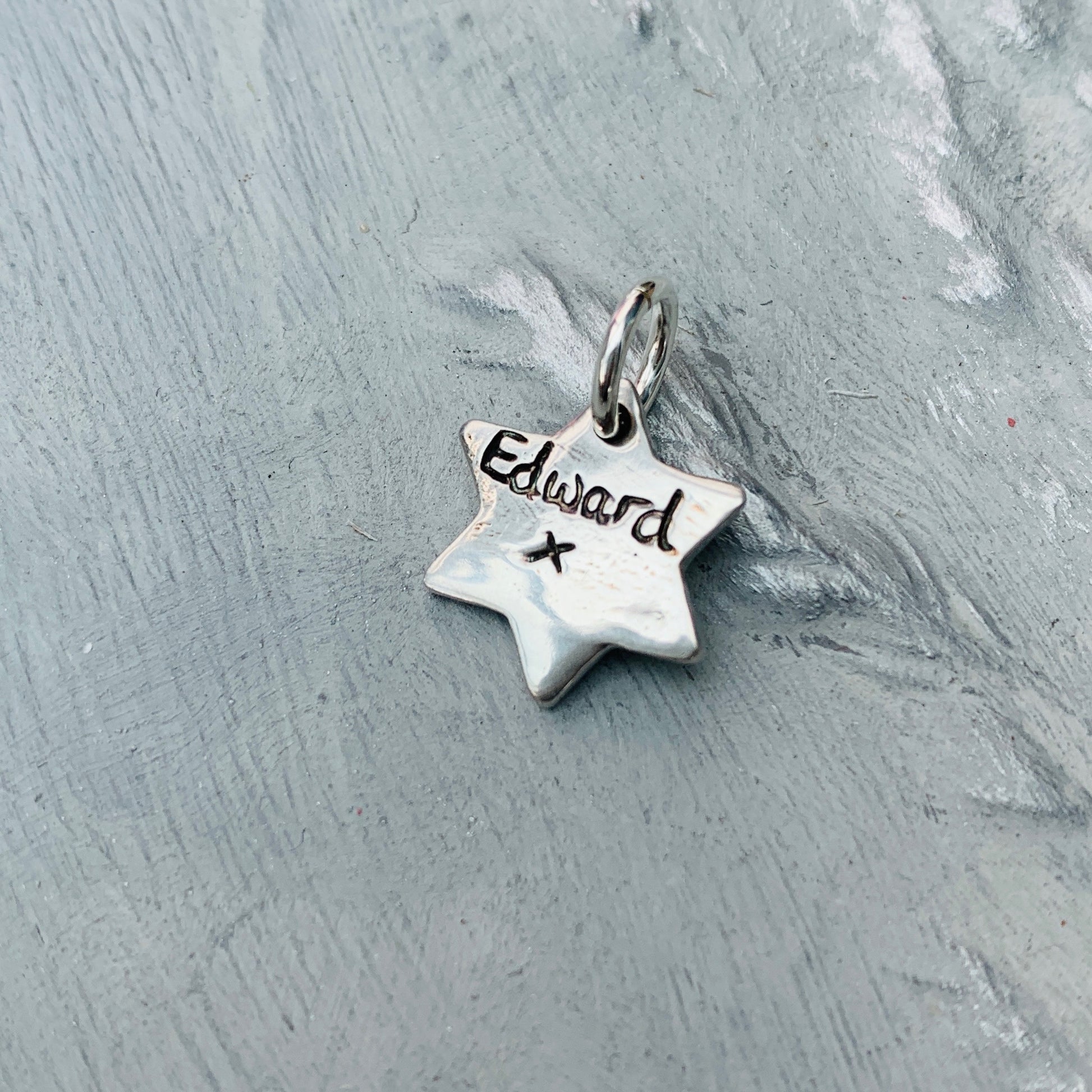 Star Handprint or Footprint Charm Necklace - Joy Impressions